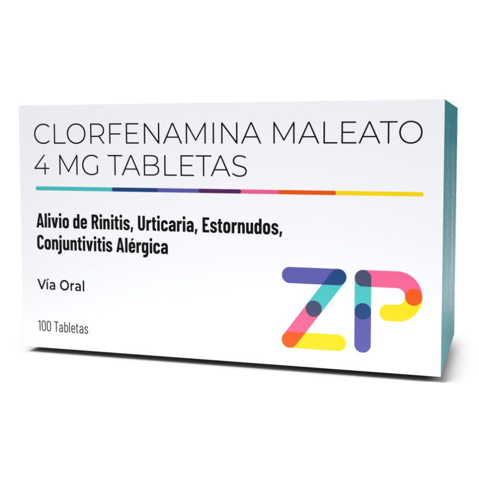 Clorfenamina Maleato 4 mg